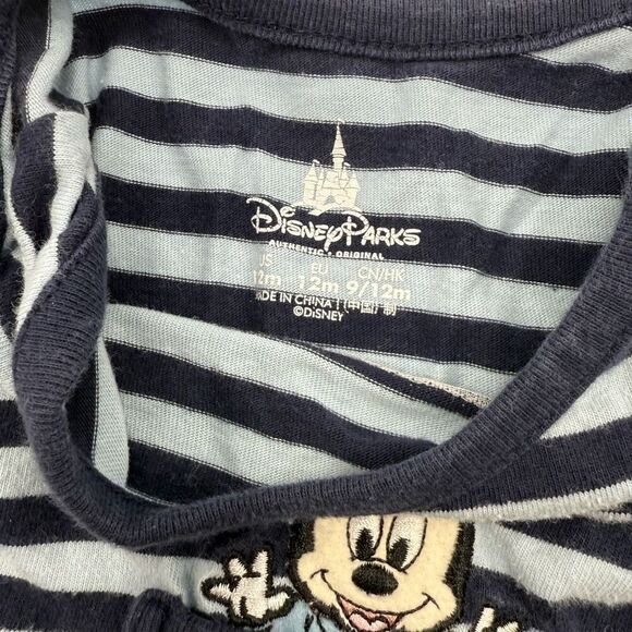 Disney Parks Mickey Mouse Embroidered One Piece - Infant 12 Months - Picture 5 of 8
